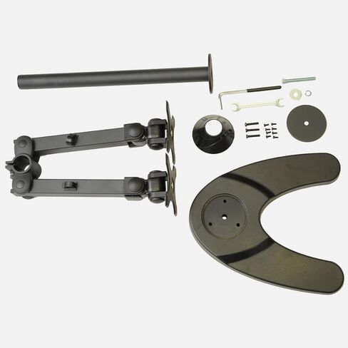 Dual Freestanding Monitor Stand Holds Monitors up to 24" - Standard Vesa Mount in Saudi Arabia