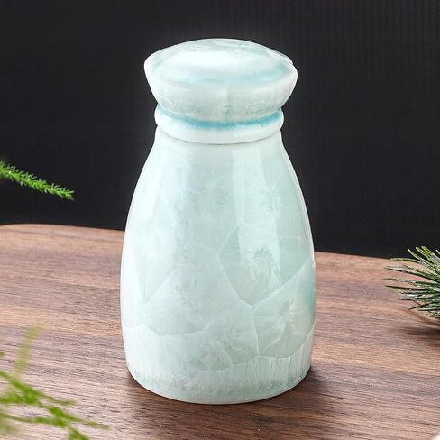 SOITIS Small Urns for Human Ashes Set of 4 - Ceramic Ashes Keepsake Urns for Human Ashes, Decorative Memorial Mini Urns for Ashes with Box Cremation Keepsakes for Ashes in Saudi Arabia