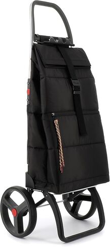 ROLSER I-Max Tweed 2 Wheel Foldable Shopping Trolley - Gray in Saudi Arabia
