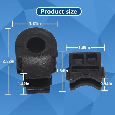 K201298 Suspension Stabilizer Bar Bushing Replacement for Nissan Rogue 2008-2013, Rogue Select 2014-2015, Rogue Sport 2017-2020 – Replacement for 54613JG03A / 54613JG03B in Saudi Arabia