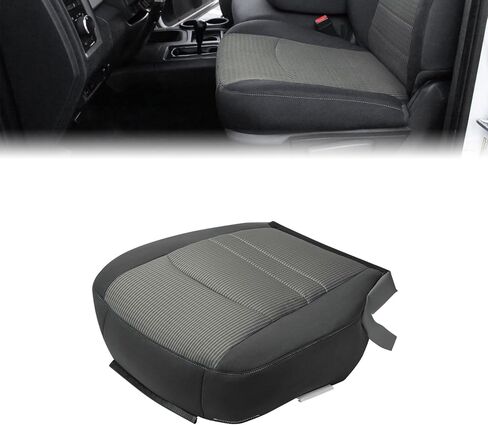 Replacement Driver Bottom Side Cloth Seat Cover, Foam Cushion Compatible with Dodge Ram 1500 2500 3500 4500 5500 (2009 2010 2011 2012) Driver Side Bottom Lower Replacement Gray in Kuwait