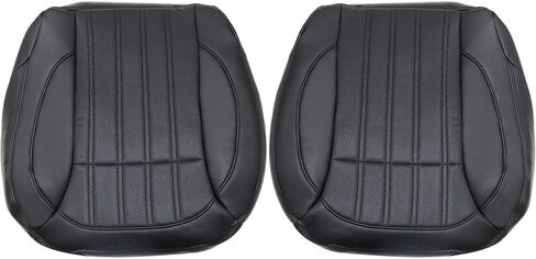GXARTS Driver and Passenger Side Bottom Replacement Perforated Leather Seat Cover Black Compatible with Mercedes Benz GL350 GL450 2013 2014 2015 2016 in Kuwait