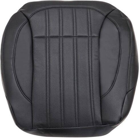 GXARTS Driver and Passenger Side Bottom Replacement Perforated Leather Seat Cover Black Compatible with Mercedes Benz GL350 GL450 2013 2014 2015 2016 in Kuwait