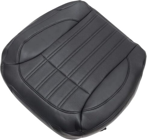 GXARTS Driver and Passenger Side Bottom Replacement Perforated Leather Seat Cover Black Compatible with Mercedes Benz GL350 GL450 2013 2014 2015 2016 in Kuwait