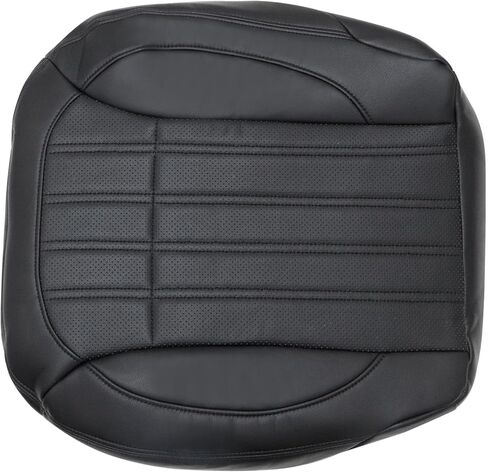 GXARTS Driver and Passenger Side Bottom Replacement Perforated Leather Seat Cover Black Compatible with Mercedes Benz GL350 GL450 2013 2014 2015 2016 in Kuwait