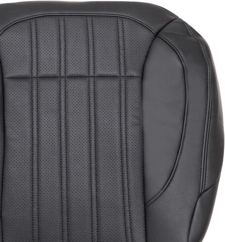 GXARTS Driver and Passenger Side Bottom Replacement Perforated Leather Seat Cover Black Compatible with Mercedes Benz GL350 GL450 2013 2014 2015 2016 in Kuwait