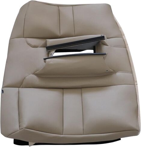 SecosAutoparts المقعد الخلفي العلوي مسند الرأس غطاء مقعد جلدي تان متوافق مع Honda Accord 2008 2009 2010 2011 2012 in Kuwait
