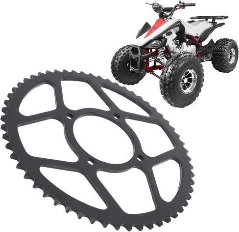 SIXRUN 420 57 Tooth Rear Drive Sprocket, Steel Alloy, 235mm Outer Diameter, for ATV Quad Pit Bike Motorcycle in Kuwait