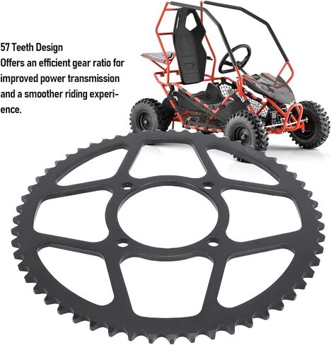 SIXRUN 420 57 Tooth Rear Drive Sprocket, Steel Alloy, 235mm Outer Diameter, for ATV Quad Pit Bike Motorcycle in Kuwait