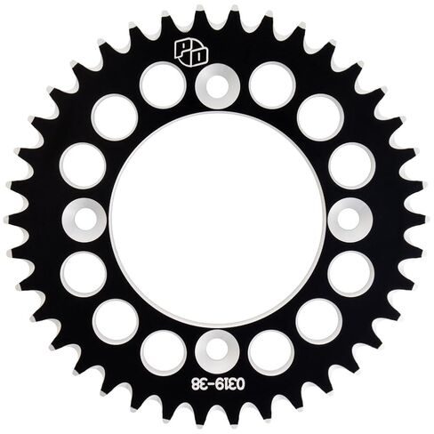 Primary Drive Rear Aluminum Sprocket Compatible with Honda CRF110F/CRF70F/XR70R |2000-2025| (Black, Rear, 36) in Kuwait