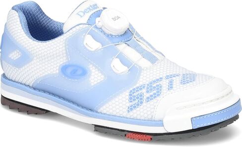 Dexter Women's SST 8 Power Frame Boa Bowling Shoe (for Right and Left Handed Bowlers. Women's Shoe Sizing) s - White/Blue 8.5 in Saudi Arabia