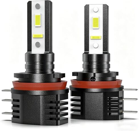 H15 LED Bulbs Daytime Running Light, Fog Lamp, 30000Lm 120W 6500K Cool White, Built-in Thermally Conductive Copper Tube and Fan, Direct Replacement, Plug and Play, 64176 12580 PGJ23T1 in Saudi Arabia