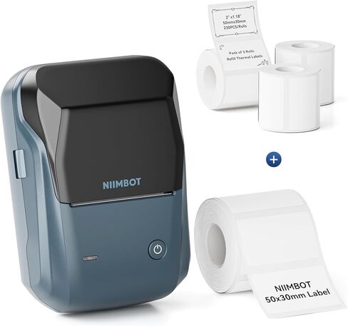NIIMBOT B1 Label Maker with 4 50x30mm Roll Labels for for Small Business,Office,Home,School in Kuwait