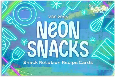Lifeway Kids VBS 2026 Illumination Station Snack Rotation Recipe Cards in Kuwait