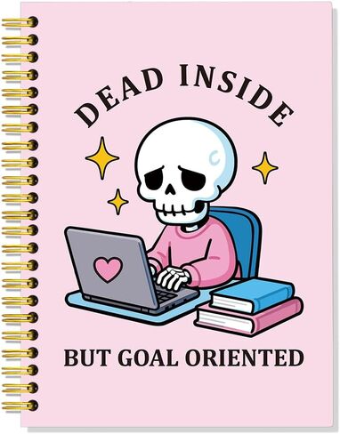 SRWNFOS Things I Cannot Say Out Loud in Meetings Lined Spiral Notebook, Funny 160 Pages Ruled Hardcover Notebooks for Work, Sarcastic Office Gifts for Coworker Colleague, Employee Appreciation Gifts in Saudi Arabia