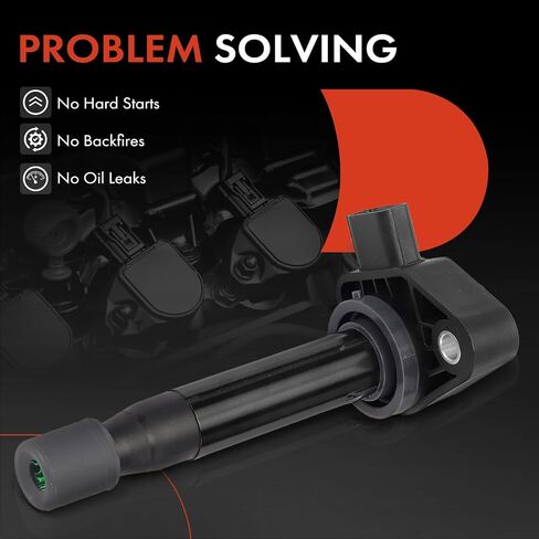 حزمة ملف إشعال المحرك الممتاز متوافقة مع Honda Accord 2000-2003، Odyssey 1999-2007 & Acura CL 2001-2003، RL 2005-2008، TL 1999-2008، 3.0L 3.2L 3.5L in Kuwait