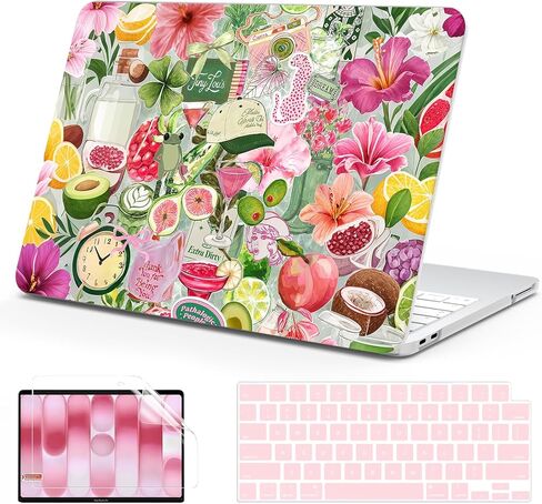 B BELK Compatible with MacBook Neo Case 13 inch 2026, Pattern Plastic Protective Hard Shell Laptop Case+Keyboard Cover+Screen Protector for New MacBook Neo 13 inch A3404(A18 Pro Chip), Blue Coast in Saudi Arabia