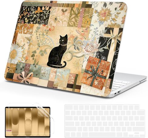 B BELK Compatible with MacBook Neo Case 13 inch 2026, Pattern Plastic Protective Hard Shell Laptop Case+Keyboard Cover+Screen Protector for New MacBook Neo 13 inch A3404(A18 Pro Chip), Blue Coast in Saudi Arabia