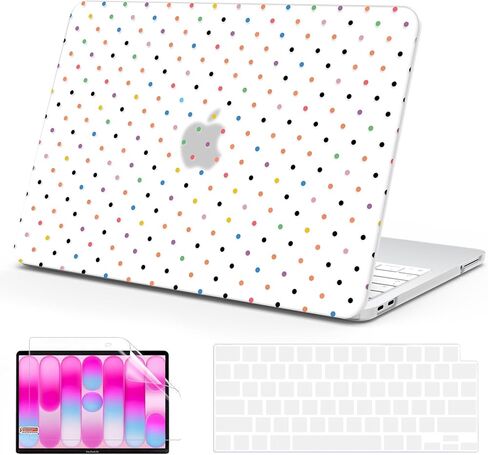 B BELK Compatible with MacBook Neo Case 13 inch 2026, Pattern Plastic Protective Hard Shell Laptop Case+Keyboard Cover+Screen Protector for New MacBook Neo 13 inch A3404(A18 Pro Chip), Blue Coast in Saudi Arabia