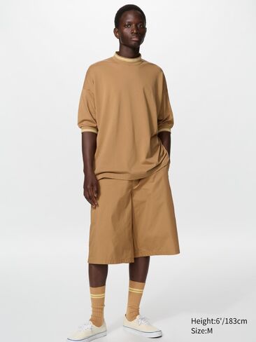 تي شيرت Uniqlo SUPIMA® قطن كبير الحجم | كم قصير in Kuwait