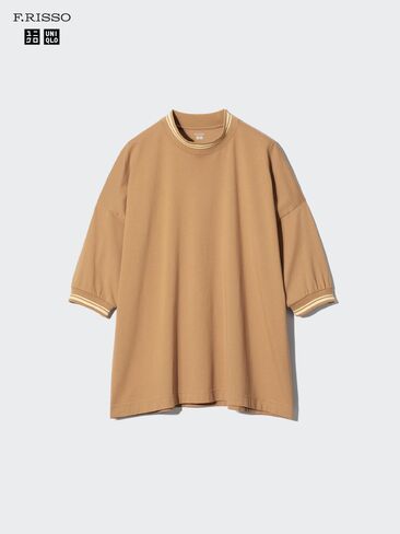 تي شيرت Uniqlo SUPIMA® قطن كبير الحجم | كم قصير in Kuwait
