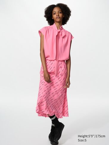 Uniqlo Bow Tie Sleeveless Blouse in Kuwait