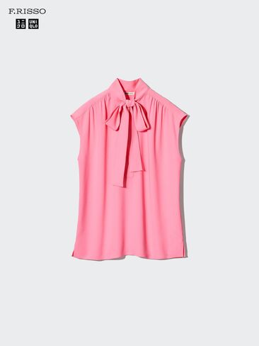 Uniqlo Bow Tie Sleeveless Blouse in Kuwait