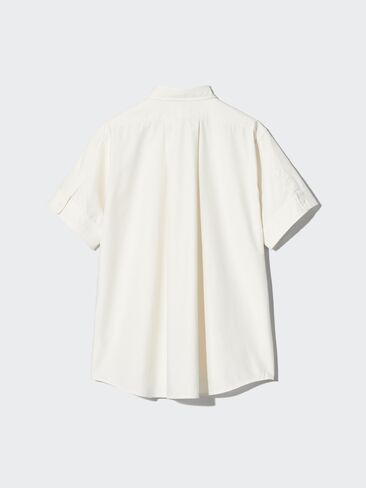 قميص Uniqlo Oxford كبير الحجم | كم قصير in Kuwait