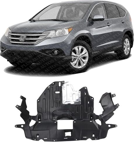 AUTOS PARTS PLUS Front Engine Splash Shield Under Cover Plastic Direct Replacement Compatible with 2012-2014 Honda CR-V HO1228137 74110T0GA00 in Kuwait