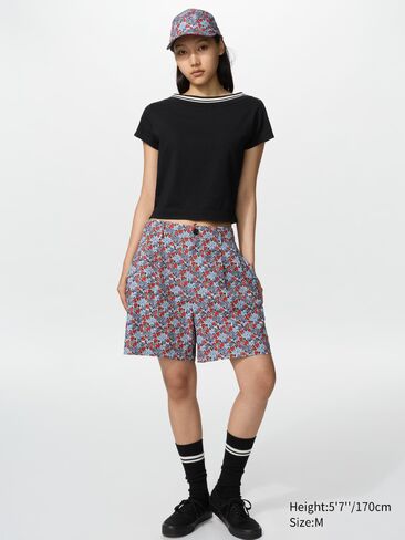 Uniqlo شورت مطوي | 6" | زهرة in Kuwait