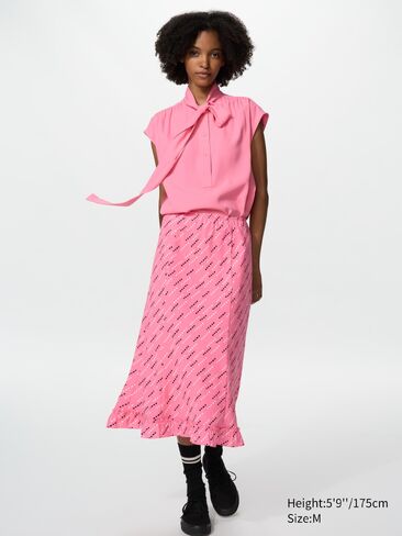 Uniqlo Flare Long Skirt | Print in Kuwait