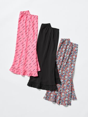 Uniqlo Flare Long Skirt | Print in Kuwait