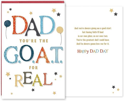 Religious Father's Day Card, Bible Verse Fathers Day Card for Husband Dad Godfather Granddad, Happy Father's Day Card Gift for Christian in Saudi Arabia
