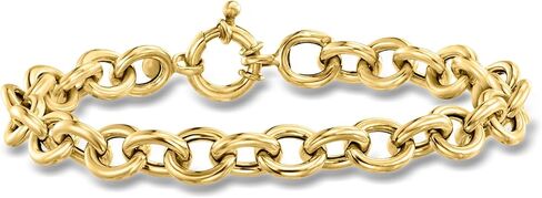 Ross-Simons Italian 18kt Yellow Gold Cable-Chain Bracelet in Saudi Arabia