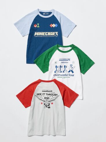 تي شيرت برسومات Uniqlo Minecraft UT in Kuwait