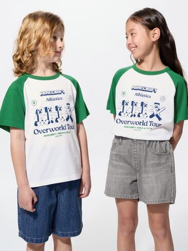 تي شيرت برسومات Uniqlo Minecraft UT in Kuwait
