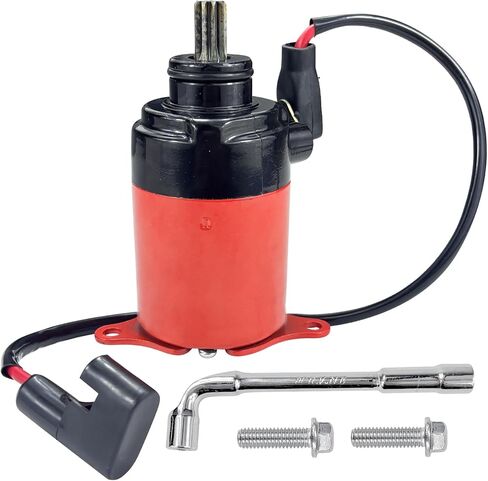 محرك بدء GY6 125cc 150cc مع سلك متوافق مع محركات رباعية الأشواط 152QMI 157QMJ سكوتر الدراجة ATV Go-Kart (برتقالي) in Kuwait