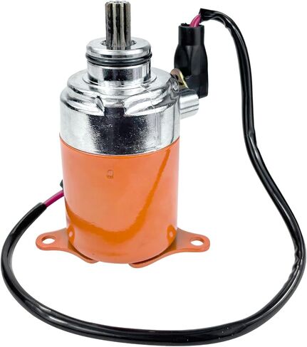 محرك بدء GY6 125cc 150cc مع سلك متوافق مع محركات رباعية الأشواط 152QMI 157QMJ سكوتر الدراجة ATV Go-Kart (برتقالي) in Kuwait