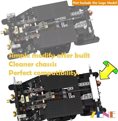 Remote Controller Motor Power Pack Compatible with Lego 11376 Ford T Model – with Battery Box – Upgrade Kit Only, Model Not Included in Saudi Arabia