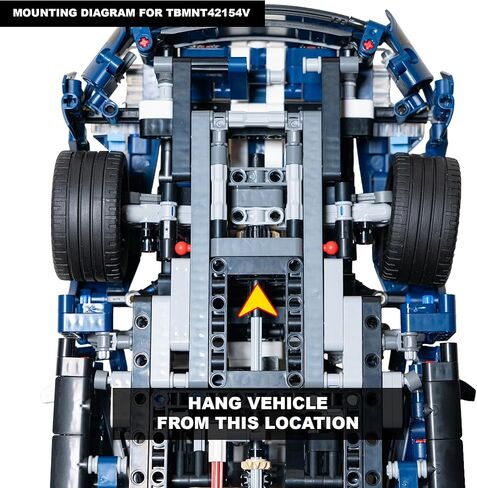 Vertical Wall Mount for Lego Technic Ford GT-42154 (Car NOT Included) in Saudi Arabia