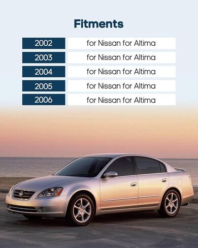 ECCPP مقبض الباب الخارجي 2002-2006 لنيسان لألتيما الخارجي استبدال مقبض الباب الأمامي للسائق 1 قطعة أسود 806078J009 NI1310123 in Kuwait