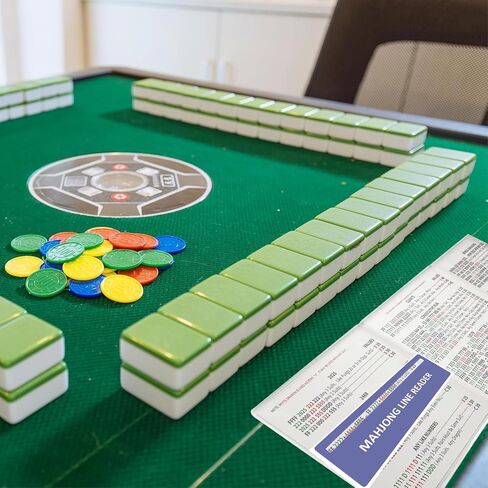 8 Pcs 2026 Standard American Mahjong Card Holder&Mahjong Line Finder, Mah Jong Card Protector for Cover Quickly Identify Winning Combination (Includes 4Pcs Cards Sleeve and 4Pcs Line Reader) in Saudi Arabia