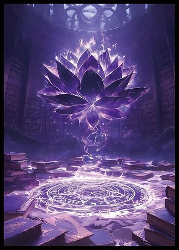 MTG Card Sleeves - Library Lotus - Ultra Clear Front & Matte Finish Back, 100 Count Standard Size Matte Art Sleeve for Magic the Gathering in Saudi Arabia