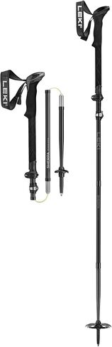 LEKI Sherpa FX Carbon Max Adjustable Lightweight Ski Poles for Backcountry Skiing & Snowboarding in Saudi Arabia