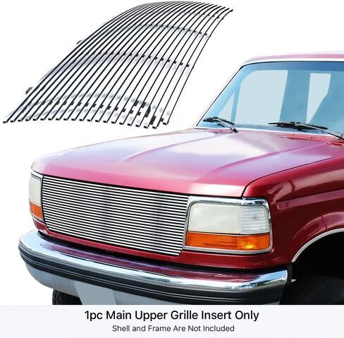 APS متوافق مع 1992-1996 Ford Bronco F150 F250 F350 أسود عالي الكثافة شبكة البليت F85007M in Kuwait