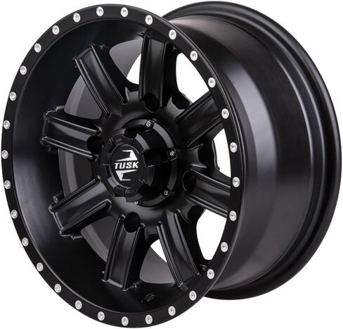 Tusk 4/156 Cascade Wheel 14x7 5.0 + 2.0 Matte Black Compatible with POLARIS RZR Trail/XP/ProXP/General/Ranger KAWASAKI KRX/Ridge/Mule Pro YAMAHA RMAX/YXZ in Kuwait