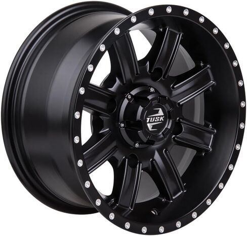 Tusk 4/156 Cascade Wheel 14x7 5.0 + 2.0 Matte Black Compatible with POLARIS RZR Trail/XP/ProXP/General/Ranger KAWASAKI KRX/Ridge/Mule Pro YAMAHA RMAX/YXZ in Kuwait