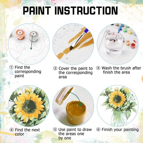 Perycomly Adult Paint by Numbers Kit for Adults, Horse Paint by Numbers for Adults Beginners Canvas, Acrylic Horse Painting by Numbers for Gift Decor - 16x20 Inch in Saudi Arabia