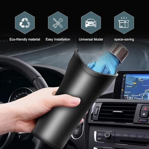 Car Umbrella Holder, Waterproof Leak-Proof Storage Container, Umbrella Holder for Catching Water & Organizing Interior, Universal for Most Cars in Saudi Arabia