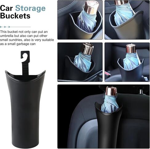 Car Umbrella Holder, Waterproof Leak-Proof Storage Container, Umbrella Holder for Catching Water & Organizing Interior, Universal for Most Cars in Saudi Arabia